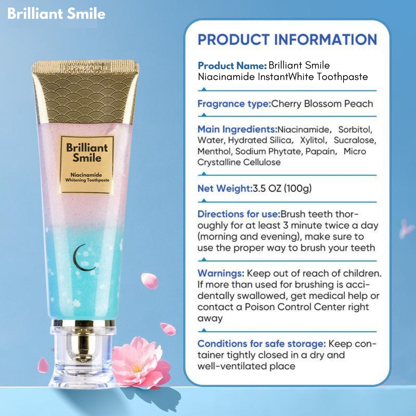Niacinamide Whitening Toothpaste 2.0