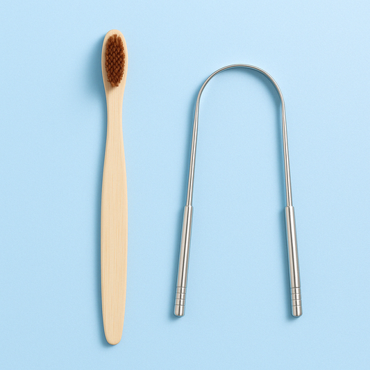 Toothbrush & Tongue Scraper